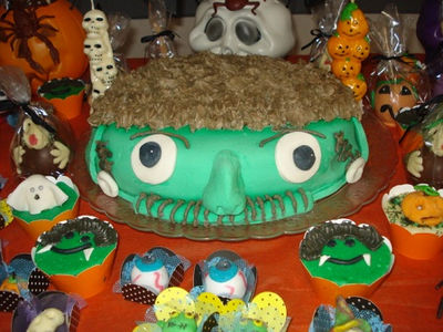bolos e docinhos maças arvore francesa cupcake halloween