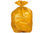 Bolsa basura domestica amarilla con autocierre 55 x 60 cm rollo de 15 unidades - Foto 2