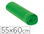 Bolsa basura domestica verde con autocierre 55 x 60 cm rollo de 15 unidades - 1