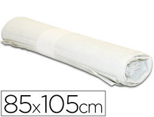 Bolsa basura industrial blanca 85X105CM galga 110 rollo de 10 unidades