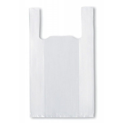 Bolsa blanca camiseta 42X53 galga 220 reutilizable Pack 2 kg (nueva normativa)