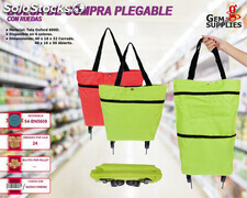 Bolsa Compra Plegable Con Rrueda