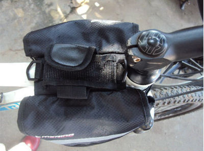 Bolsa cuadro alforjas bicicleta bolsa alforjas con funda para móviles - Foto 3