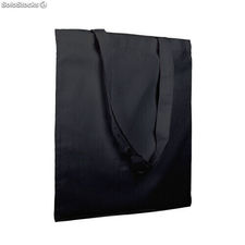 Bolsa de algodón festival Negra 38x42 cm