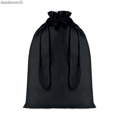 Bolsa de algodón grande negro MIMO9733-03