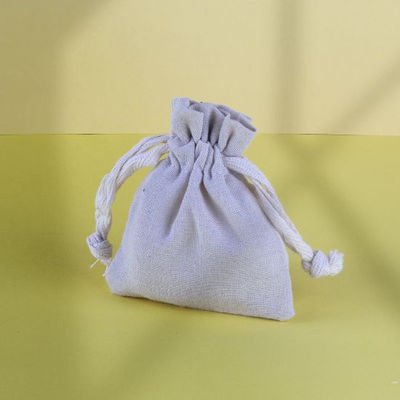 Bolsa de algodón pequeña con cierre - Foto 4