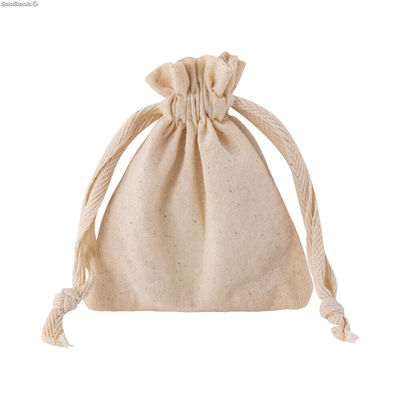 Bolsa de algodón pequeña con cierre