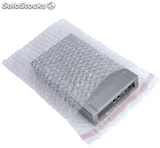 Bolsa de burbuja con solapa adhesiva, 16 x 23 cm, caja de 500 unidades.Galga 320
