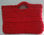 Bolsa de Crochê - Cor Vermelha - Foto 4