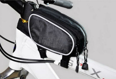 Bolsa de cuadro bicicleta bolsas bicicleta con muchos compartimentos