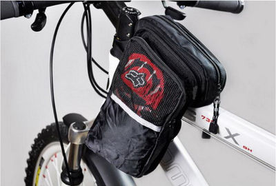Bolsa de cuadro bicicleta bolsas bicicleta con muchos compartimentos - Foto 3