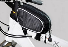 Bolsa de cuadro bicicleta bolsas bicicleta con muchos compartimentos