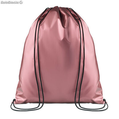 Bolsa de cuerdas con laminado rosa MIMO9266-11