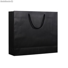 Bolsa de papel lujo Negra Opera Kraft 30x25x10 cm