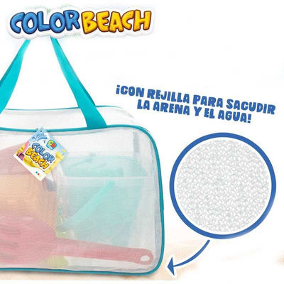 Bolsa De Playa Con Cubo y Accesorios Color Beach - Foto 5