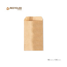 Bolsa de presentación fabricada en papel reciclado kraft