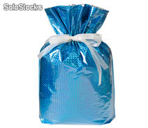 Bolsa de regalo chica , mediana y grande colores azul, verde, rojo, oro, plata
