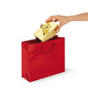 Bolsa de regalo papel charol (12 x 16 x 7 cm) - Roja