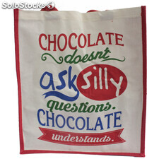 Bolsa de Yute - Chocolate Doesn&#39;t Ask