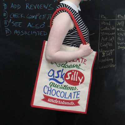 Bolsa de Yute - Chocolate Doesn&amp;#39;t Ask - Foto 2