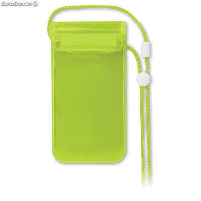 Bolsa do smartphone verde transparente MIMO8782-24