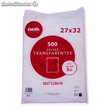 Bolsa Mercado Transparente 27x32 cm