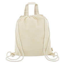 Bolsa mochila de algodon reciclado &quot;agra&quot; - GS2920