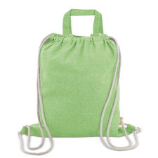 Bolsa mochila de algodon reciclado &quot;agra&quot; - GS2924
