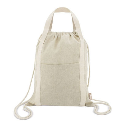 Bolsa mochila de algodón reciclado &quot;yala&quot; - GS3718