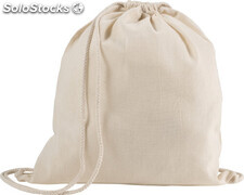 Bolsa mochila de cordones en algodón 120g/m2