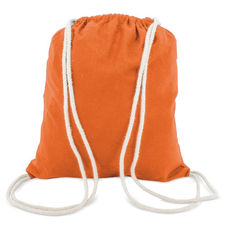 Bolsa mochila naranja algodon - GS2650