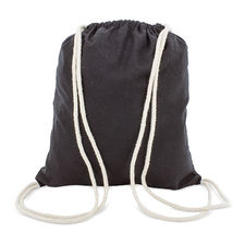 Bolsa mochila negra algodon - GS2651
