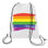 Bolsa mochila poliester multicolor - Foto 2