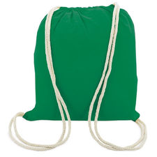 Bolsa mochila verde algodon - GS2655