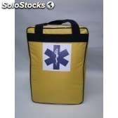 Bolsa Modelo Aph Almofadada e forrada cor Amarelo equipamentos para resgate