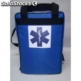 Bolsa Modelo Aph Almofadada e forrada cor Azul equipamentos para resgate