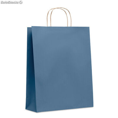 Bolsa papel grande 90 gr/m² azul MIMO6174-04