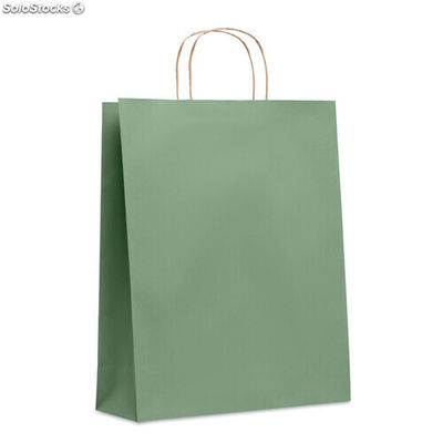 Bolsa papel grande 90 gr/m² verde MIMO6174-09