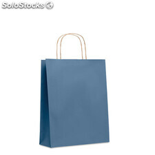 Bolsa papel mediana 90 gr/m² azul MIMO6173-04