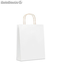 Bolsa papel mediana 90 gr/m² blanco MIMO6173-06