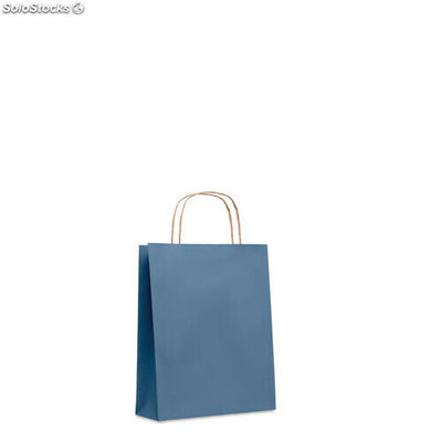 Bolsa papel pequeña 90 gr/m² azul MIMO6172-04