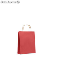 Bolsa papel pequeña 90 gr/m² rojo MIMO6172-05