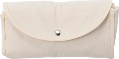 Bolsa plegable algodón con asas largas y botón cierre - Foto 2