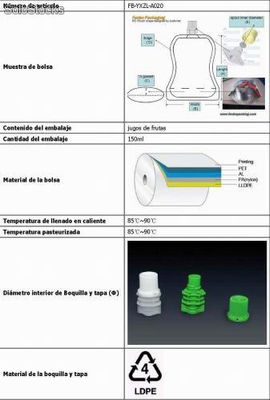 bolsa stand-up para jugos - Foto 3