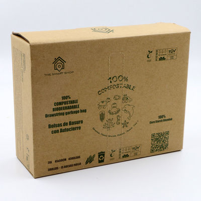 Bolsas Basura 20 L - 100% Compostables y Biodegradables con Cordón de Autocierre - Foto 5