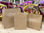 Bolsas de papel kraft asa trenzada para regalos tiendas - 1