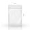 Bolsas de plástico transparentes con autocierre zip de 40x60 mm (100 uds) - 1
