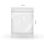 Bolsas de plástico transparentes con autocierre zip de 55x55 mm (100 uds) - 1