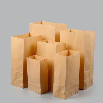 Bolsas reutilizables papel bolsas de envasado bolsas de pan logo personalizado