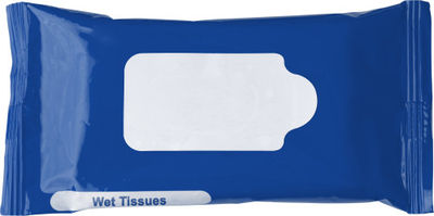 Bolsita de 10 toallitas húmedas con solapa dispensador - Foto 3